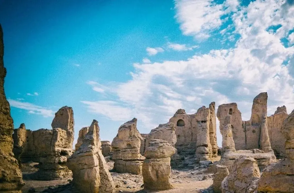 Rock formations in the desert