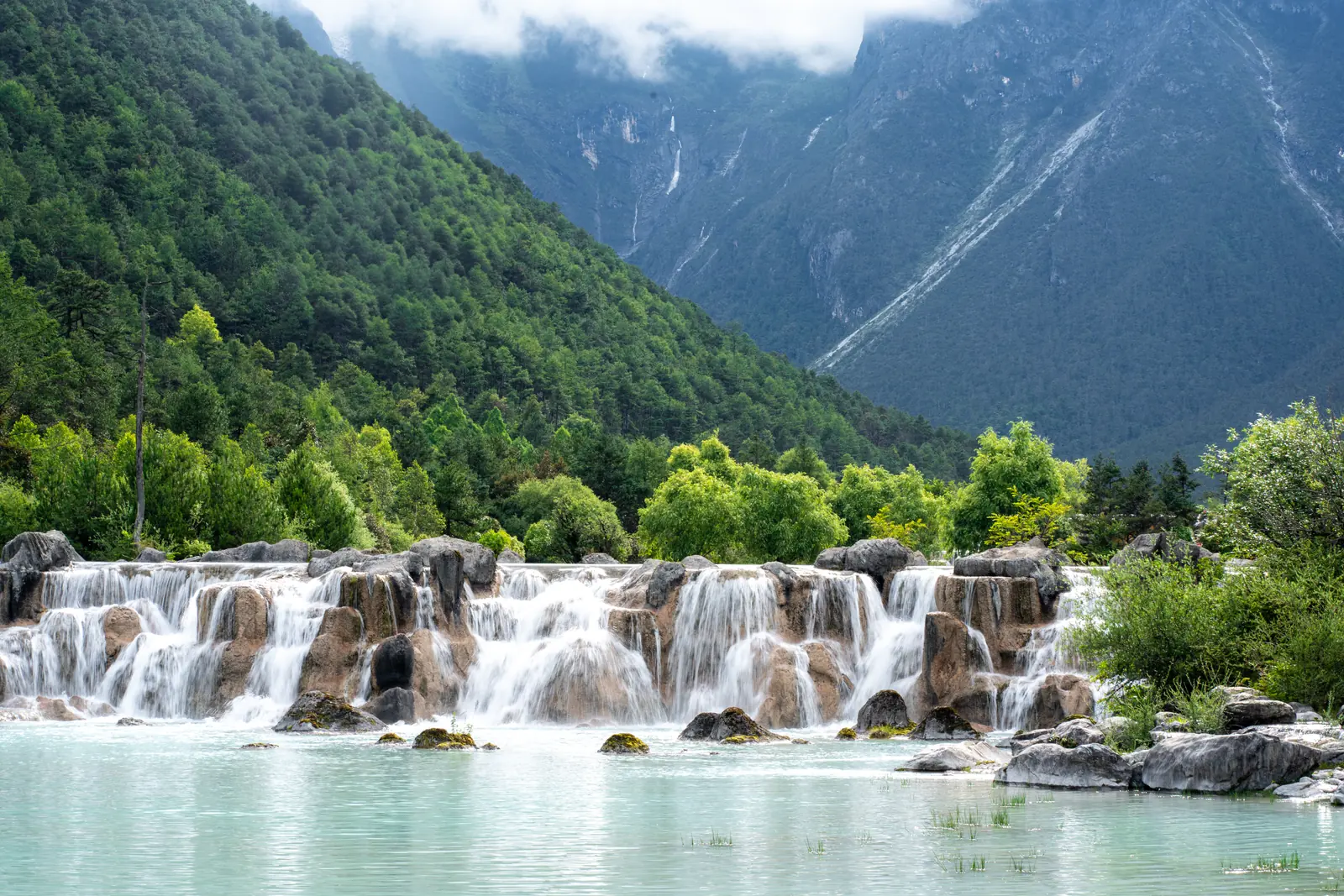 Blue Moon Valley below Jade Dragon Snow Mountain
